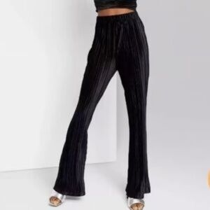 WILD FABLE Ribbed Velvet Bell Flare Pull On Pants | SZ S